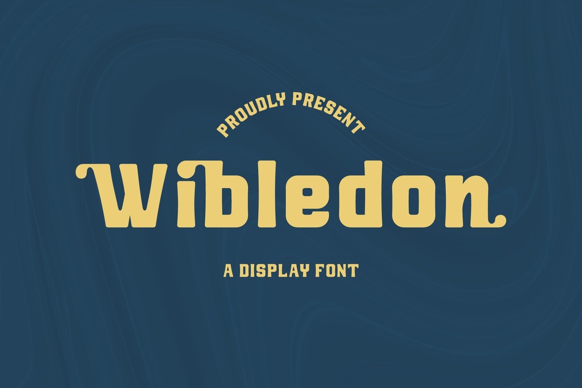 폰트 Wibledon
