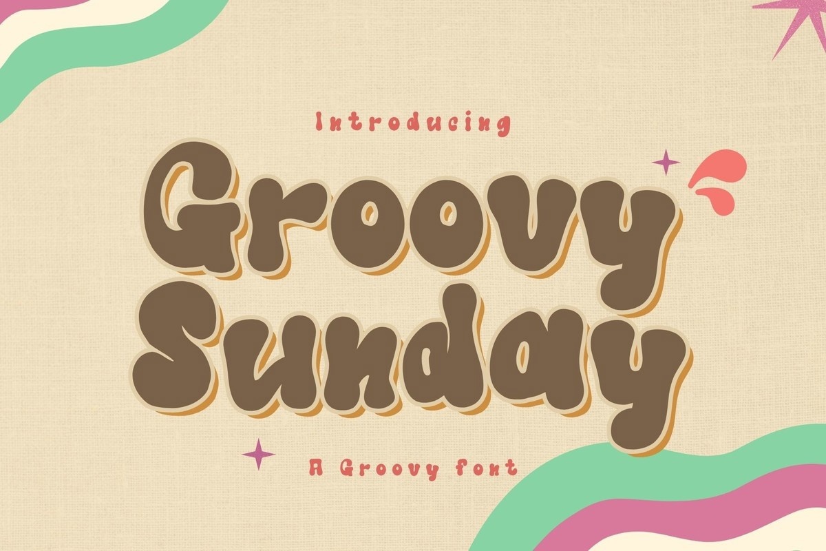 폰트 Groovy Sunday
