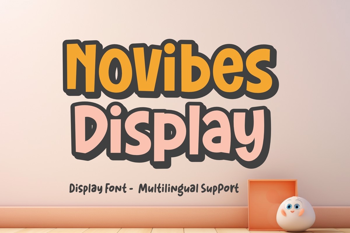 폰트 Novibes Display