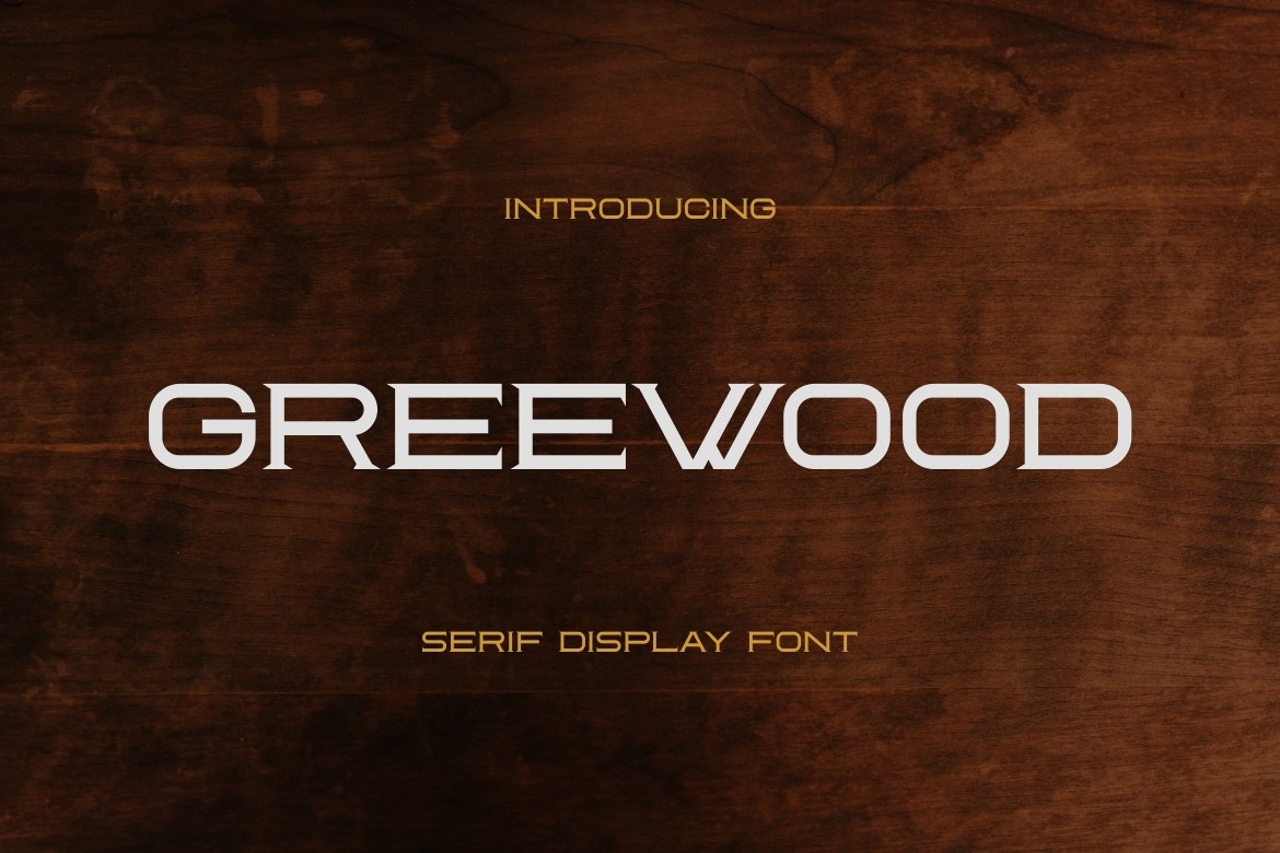 폰트 Greewood
