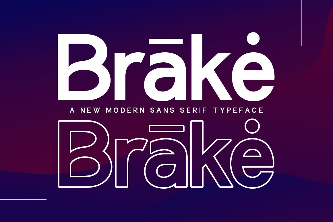 폰트 Brake