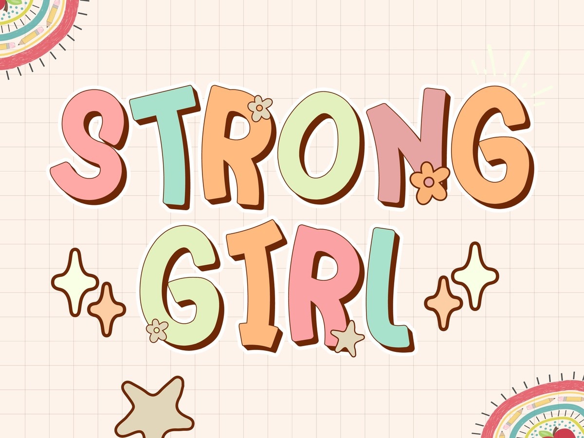 폰트 Strong Girl