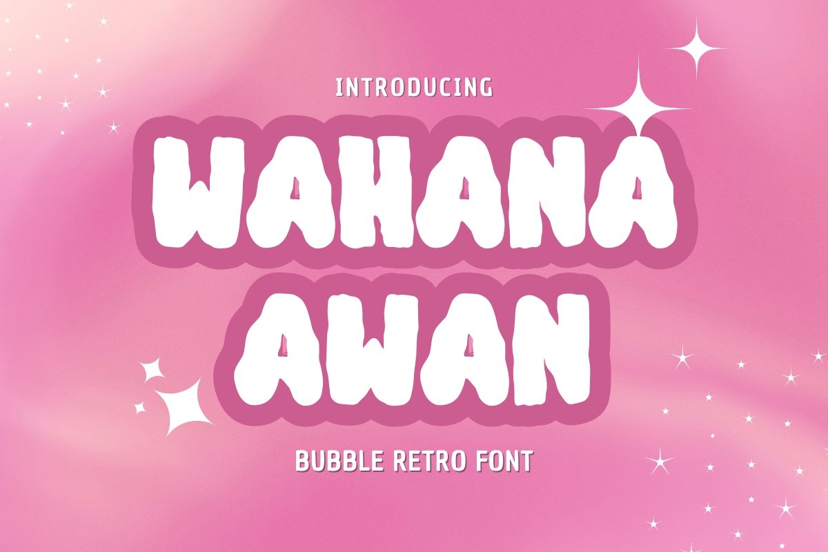 폰트 Wahana Awan
