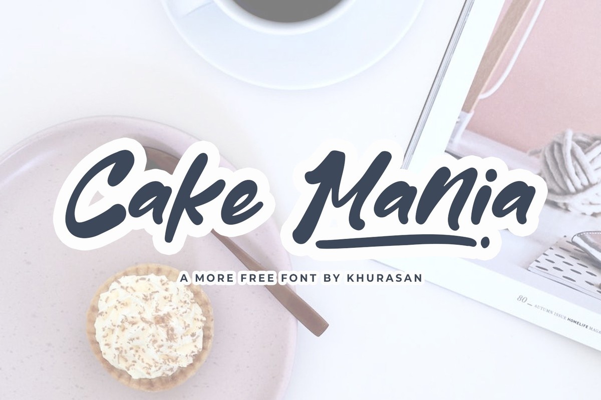 폰트 Cake Mania