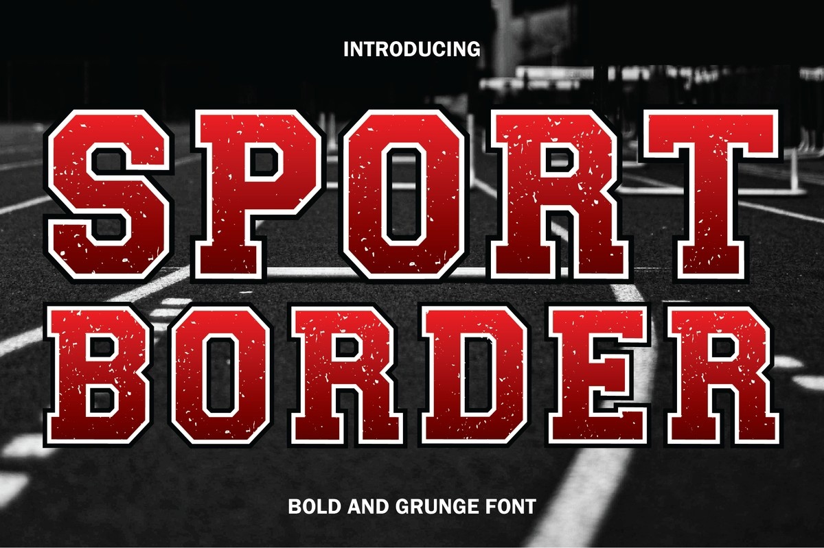 폰트 Sport Border