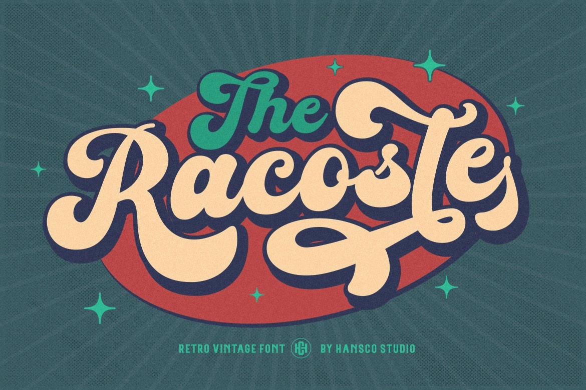 폰트 Racoste