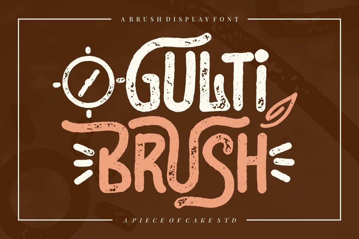 폰트 Gulti Brush