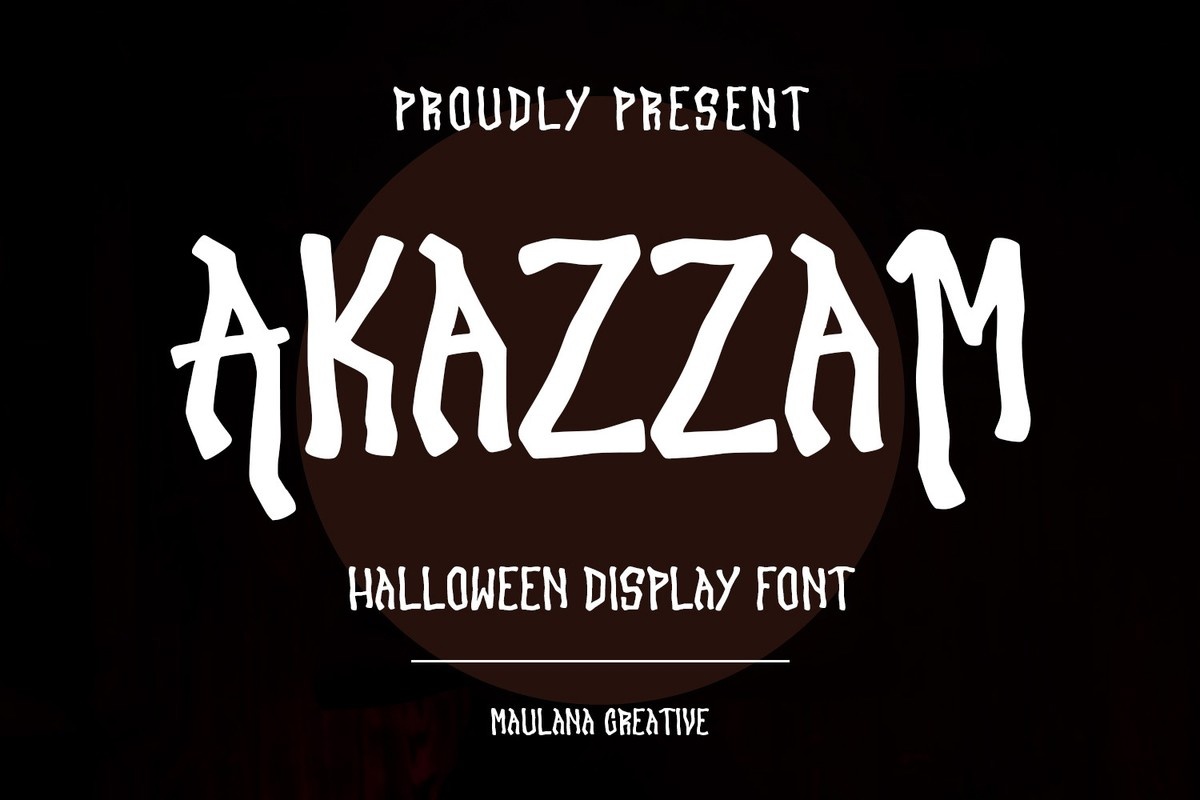 폰트 Akazzam