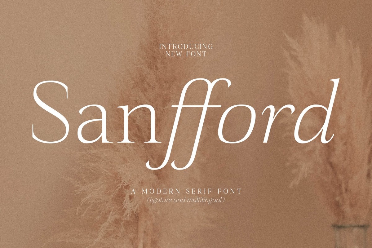 폰트 Sanfford