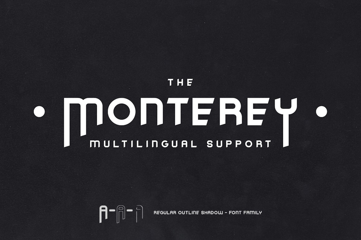 폰트 The Monterey