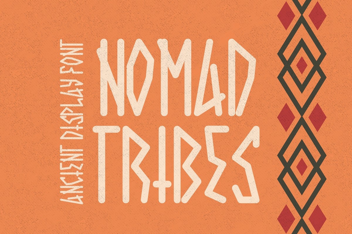 폰트 Nomad Tribes