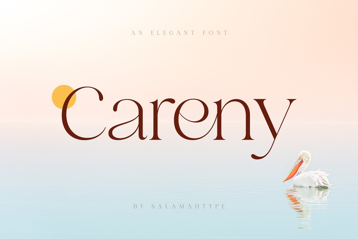 폰트 Careny