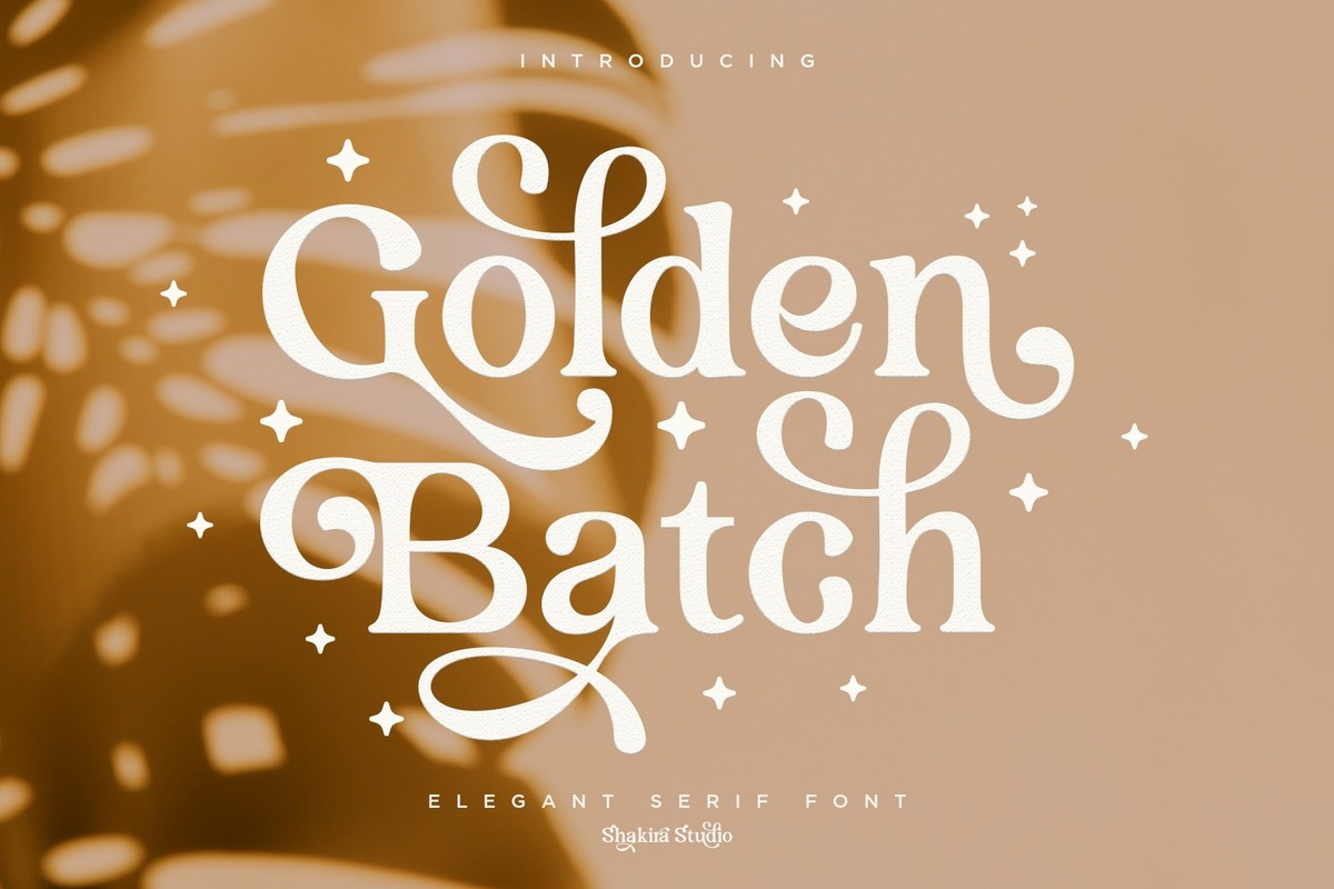 폰트 Golden Batch