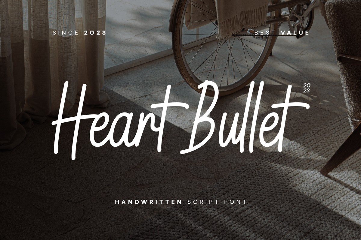 폰트 Heart Bullet