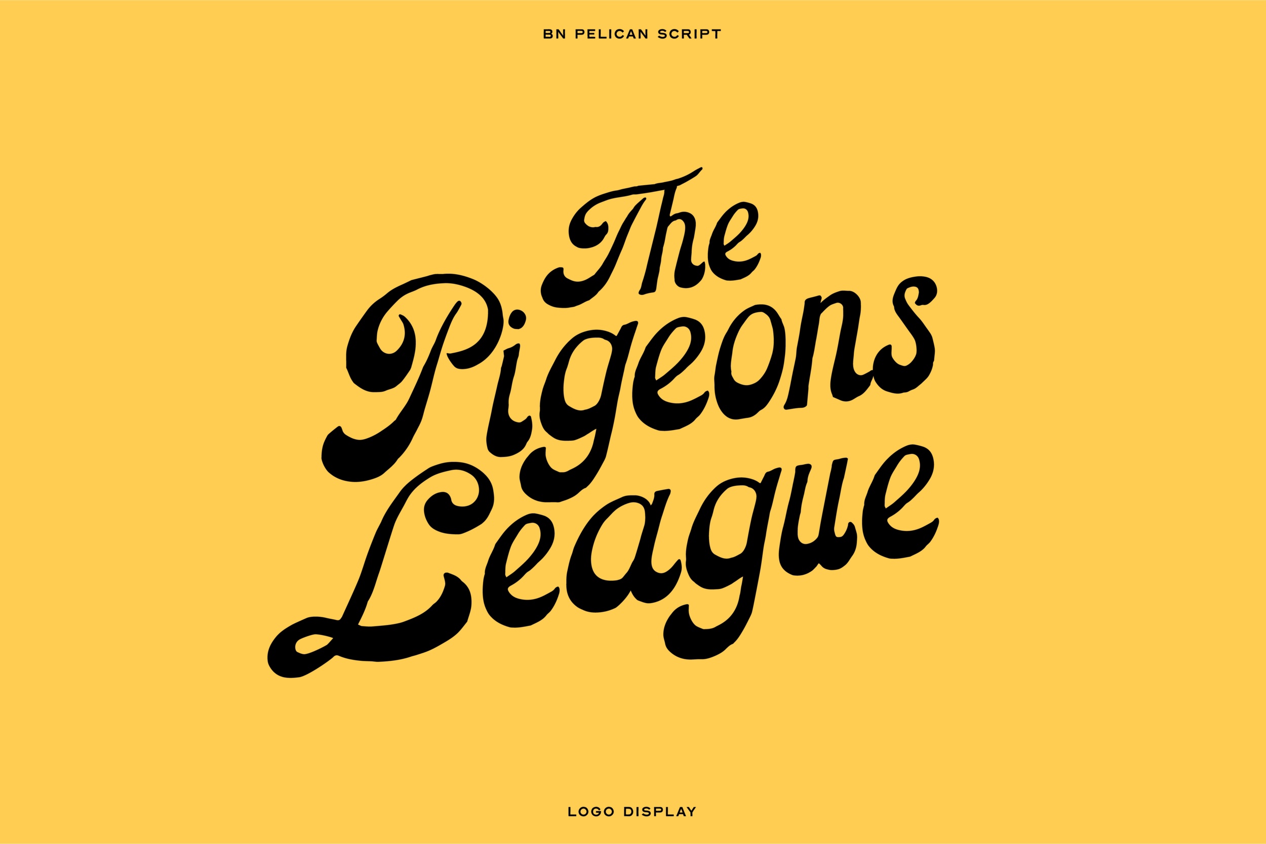 폰트 BN Pelican Script