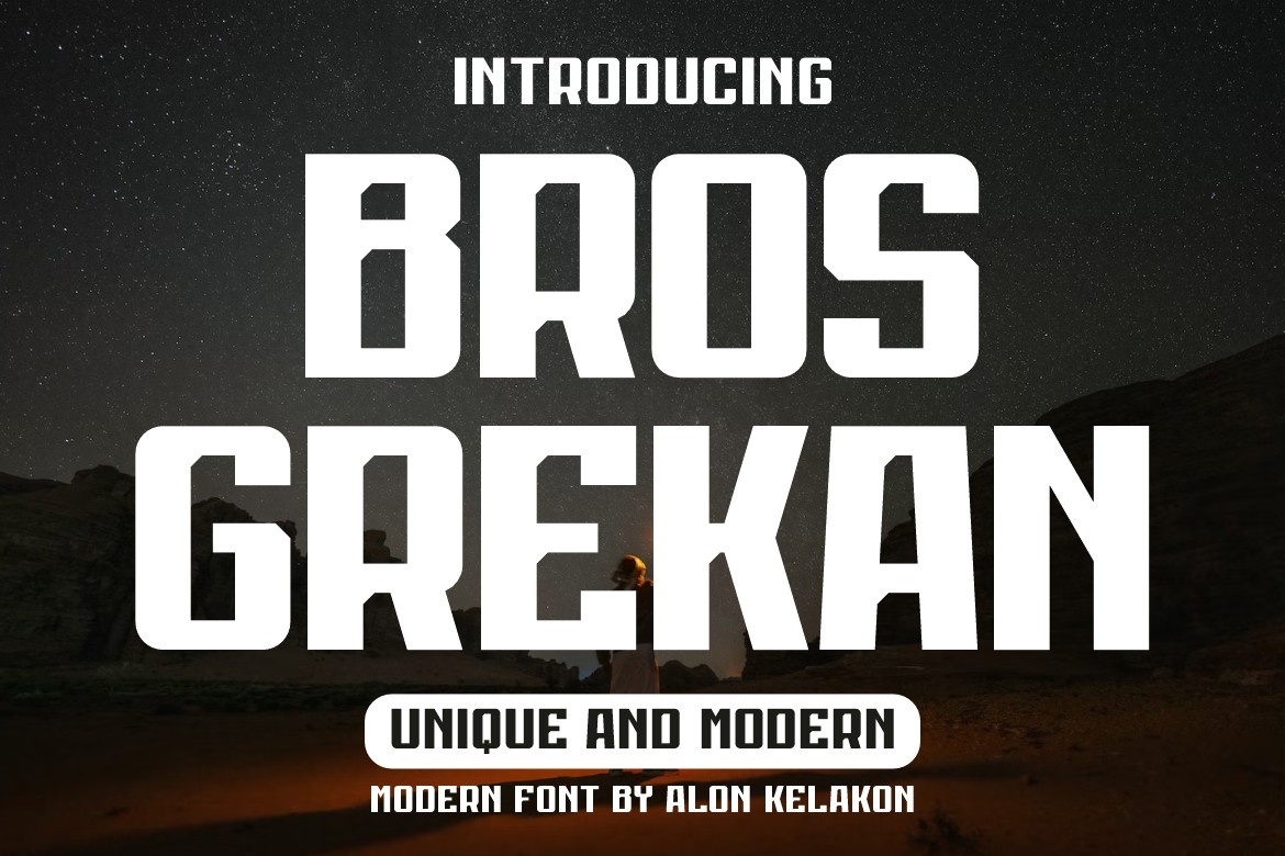 폰트 Bros Grekan