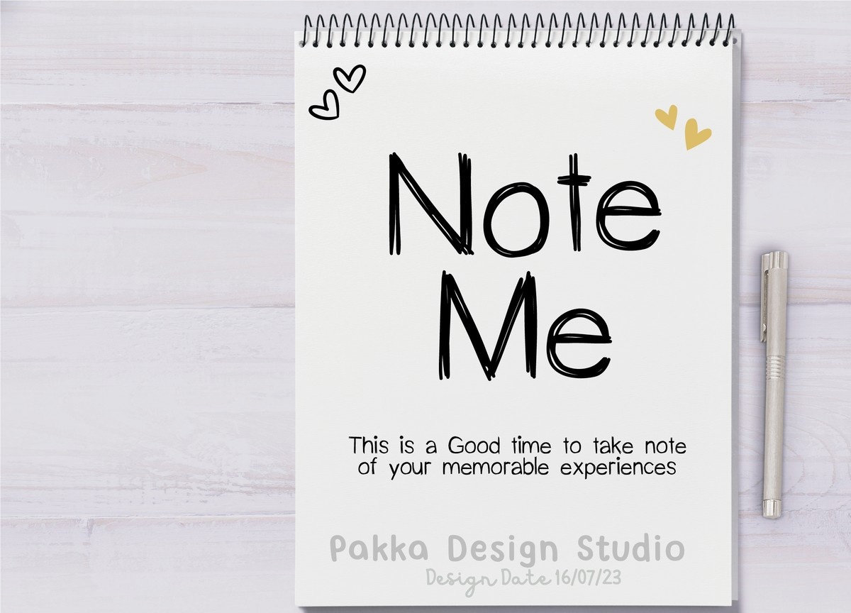 폰트 Note Me
