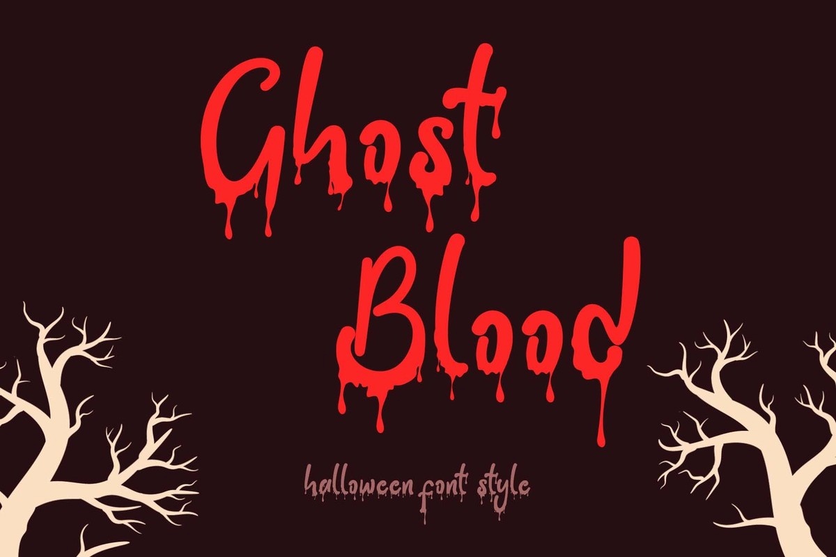 폰트 Ghost Blood