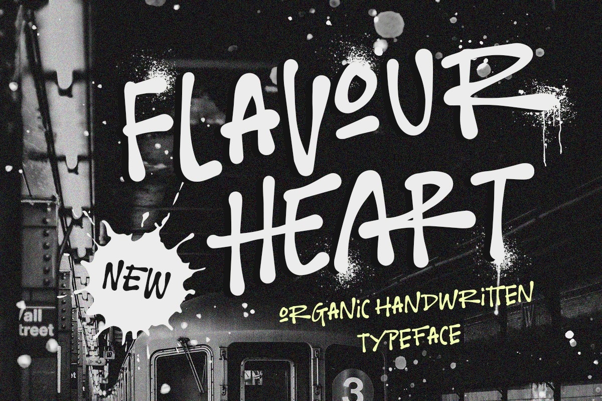 폰트 Flavour Heart