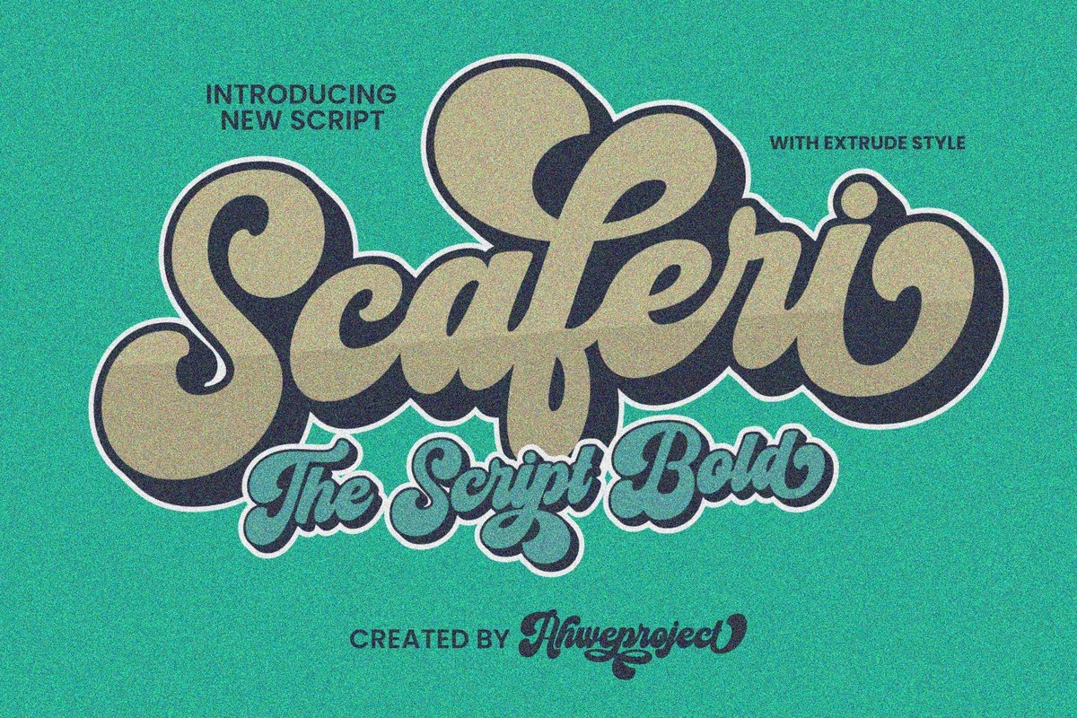 폰트 Scaferi