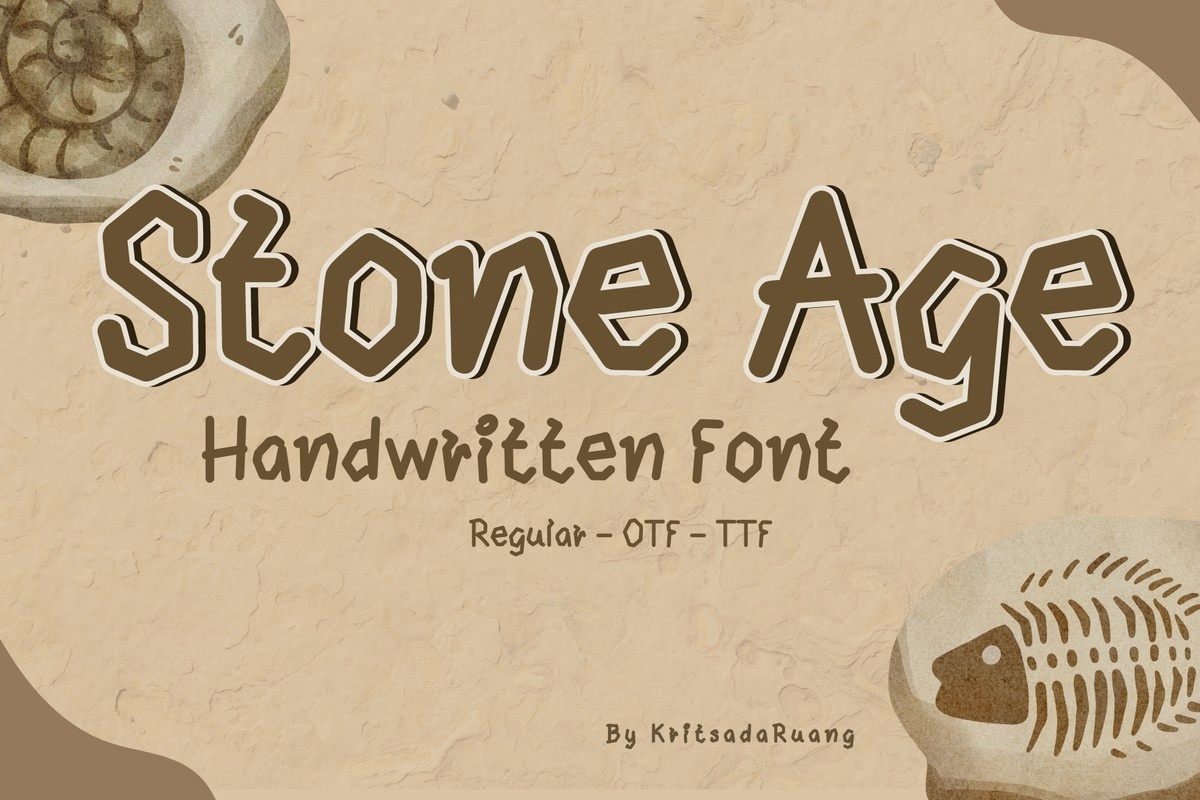 폰트 Stone Age
