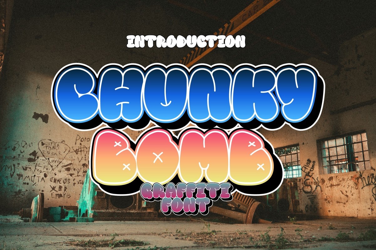 폰트 Chunky Bomb