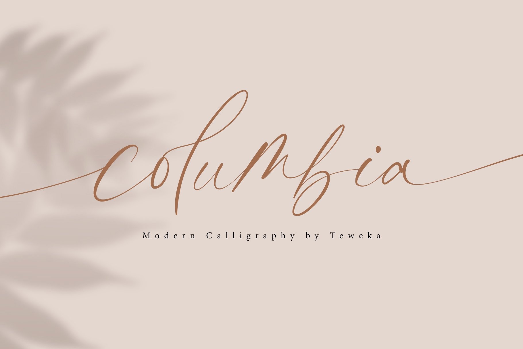 폰트 Columbia