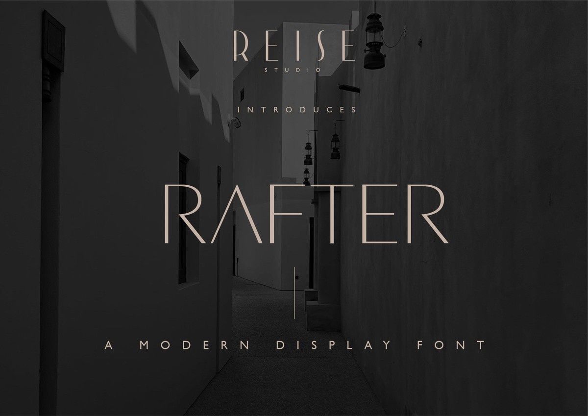 폰트 Rafter