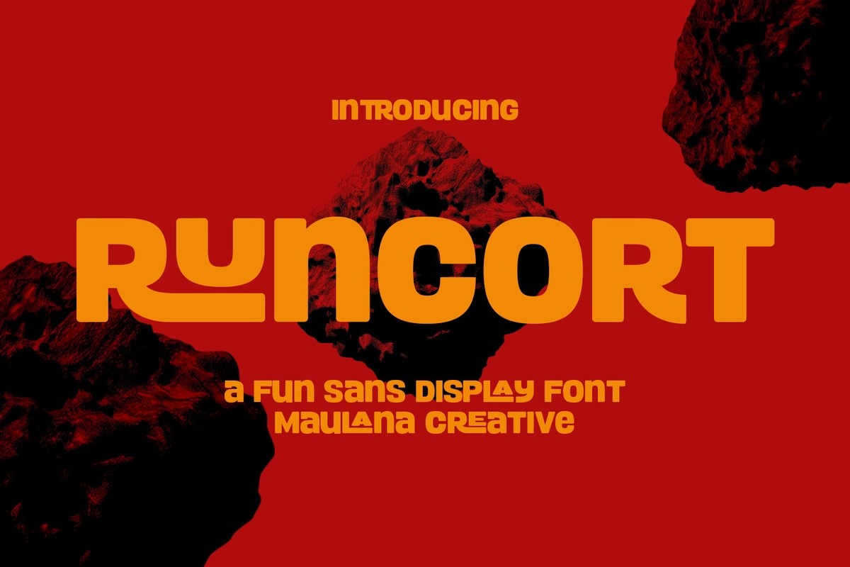 폰트 Runcort
