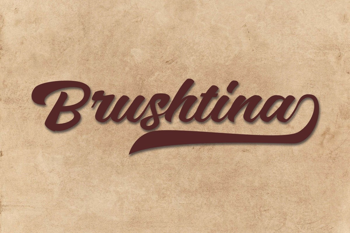 폰트 Brushtina