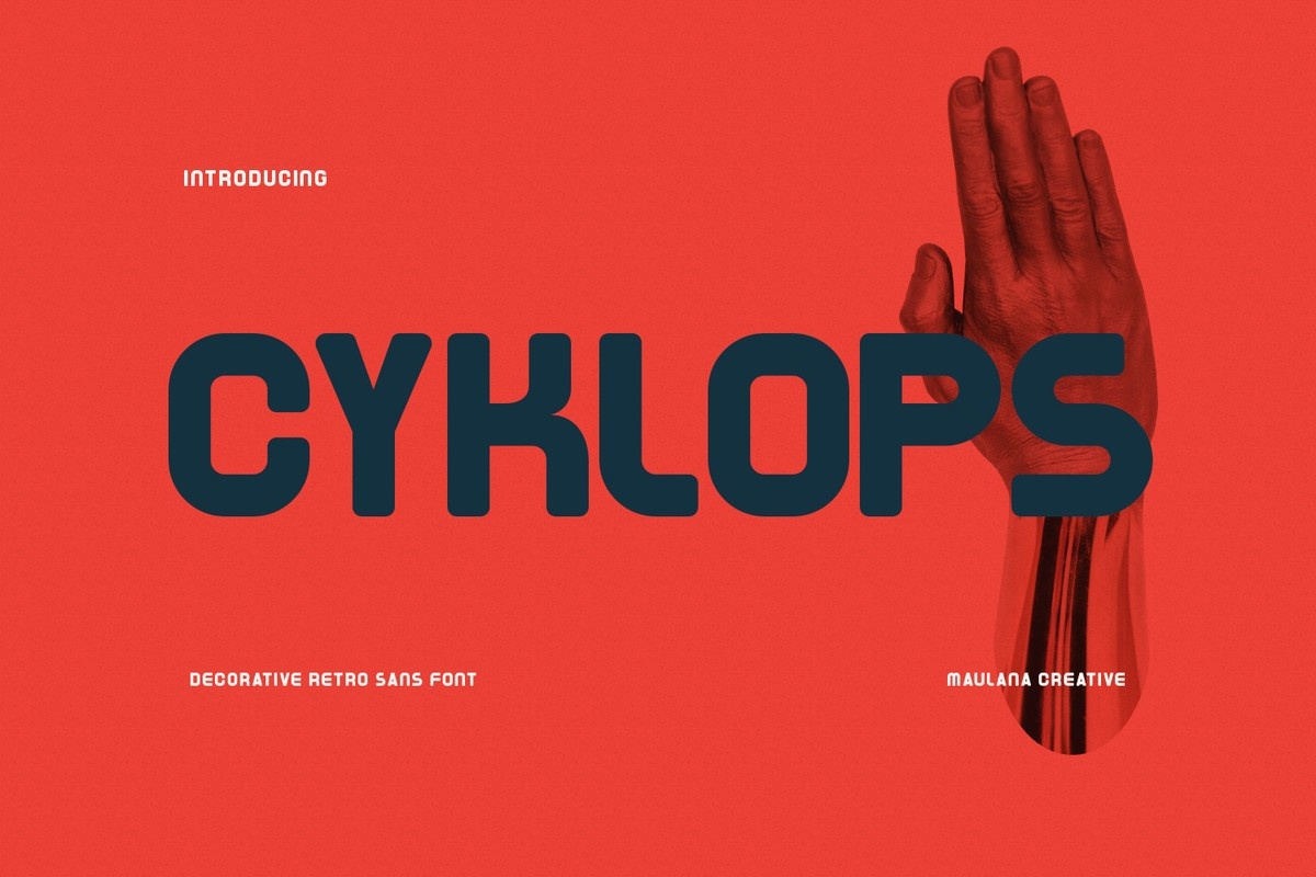 폰트 Cyklops