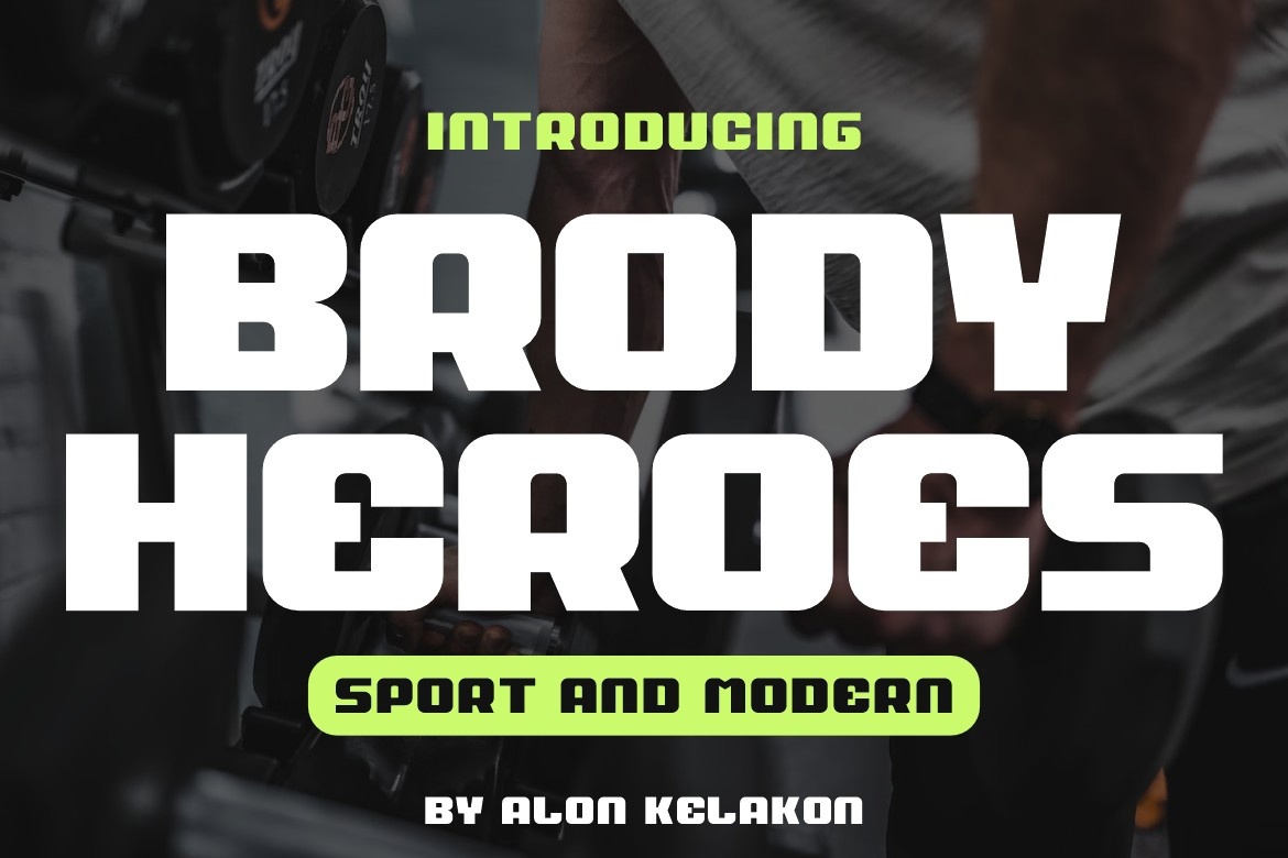 폰트 Brody Heroes