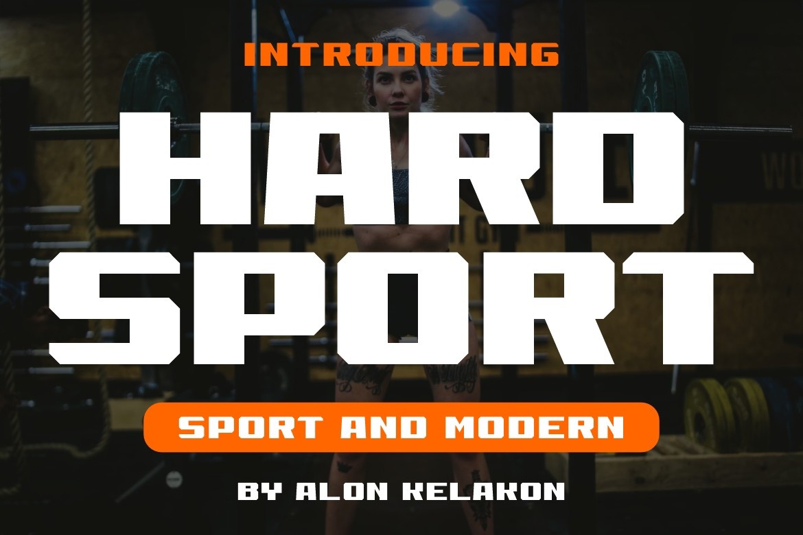 폰트 Hard Sport