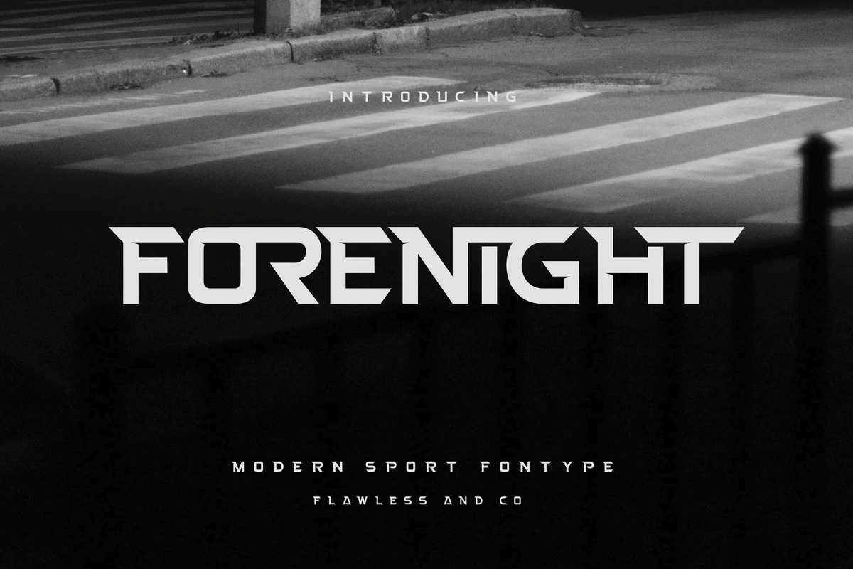 폰트 Forenight