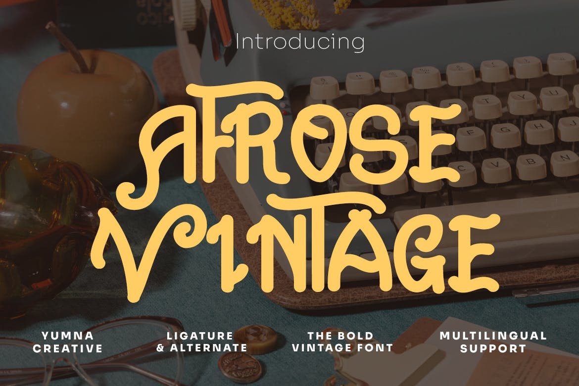 폰트 Afrose Vintage