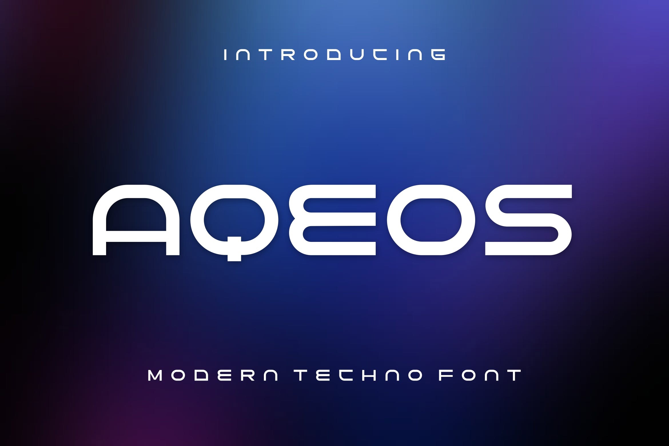 폰트 Aqeos