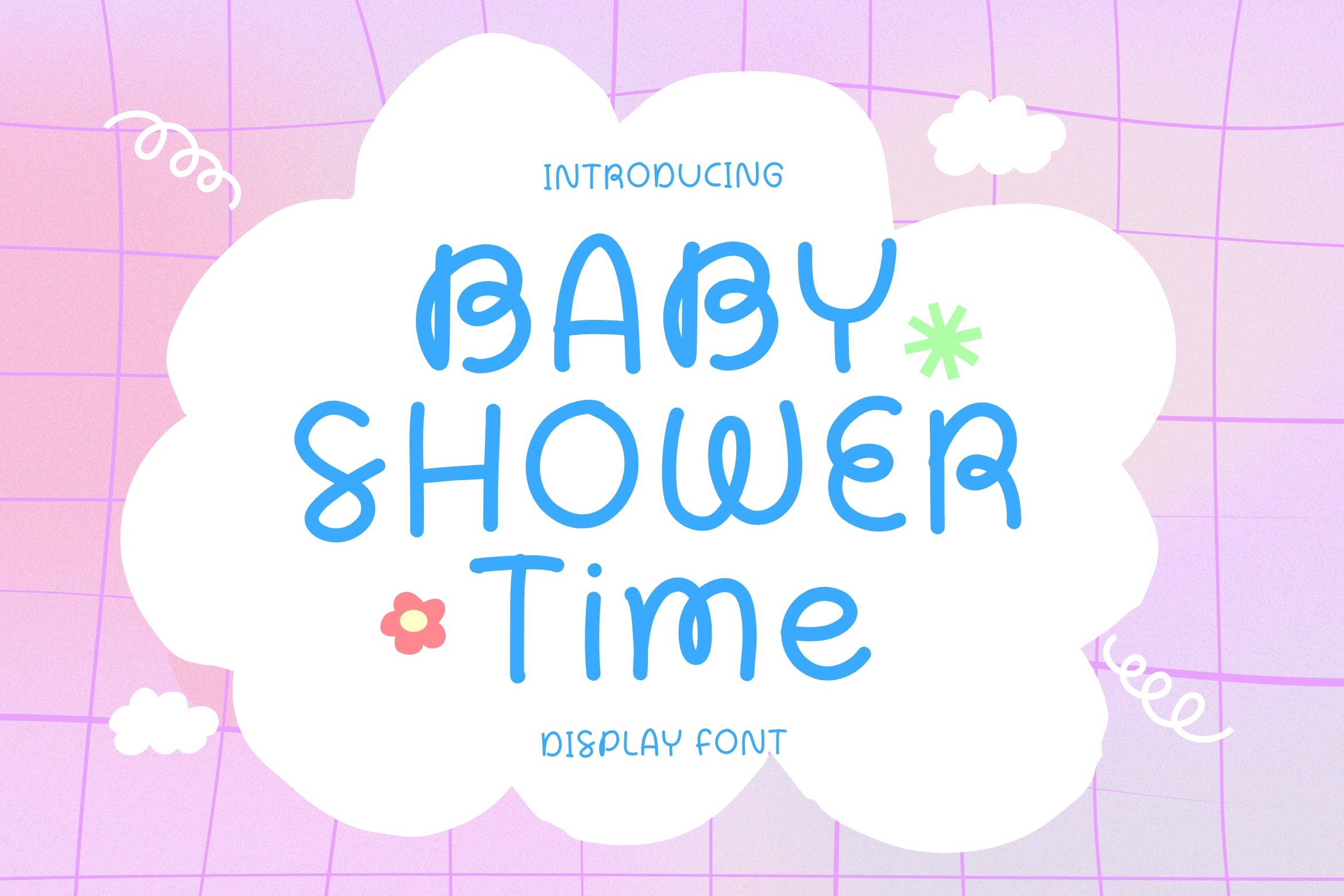 폰트 Baby Shower Time