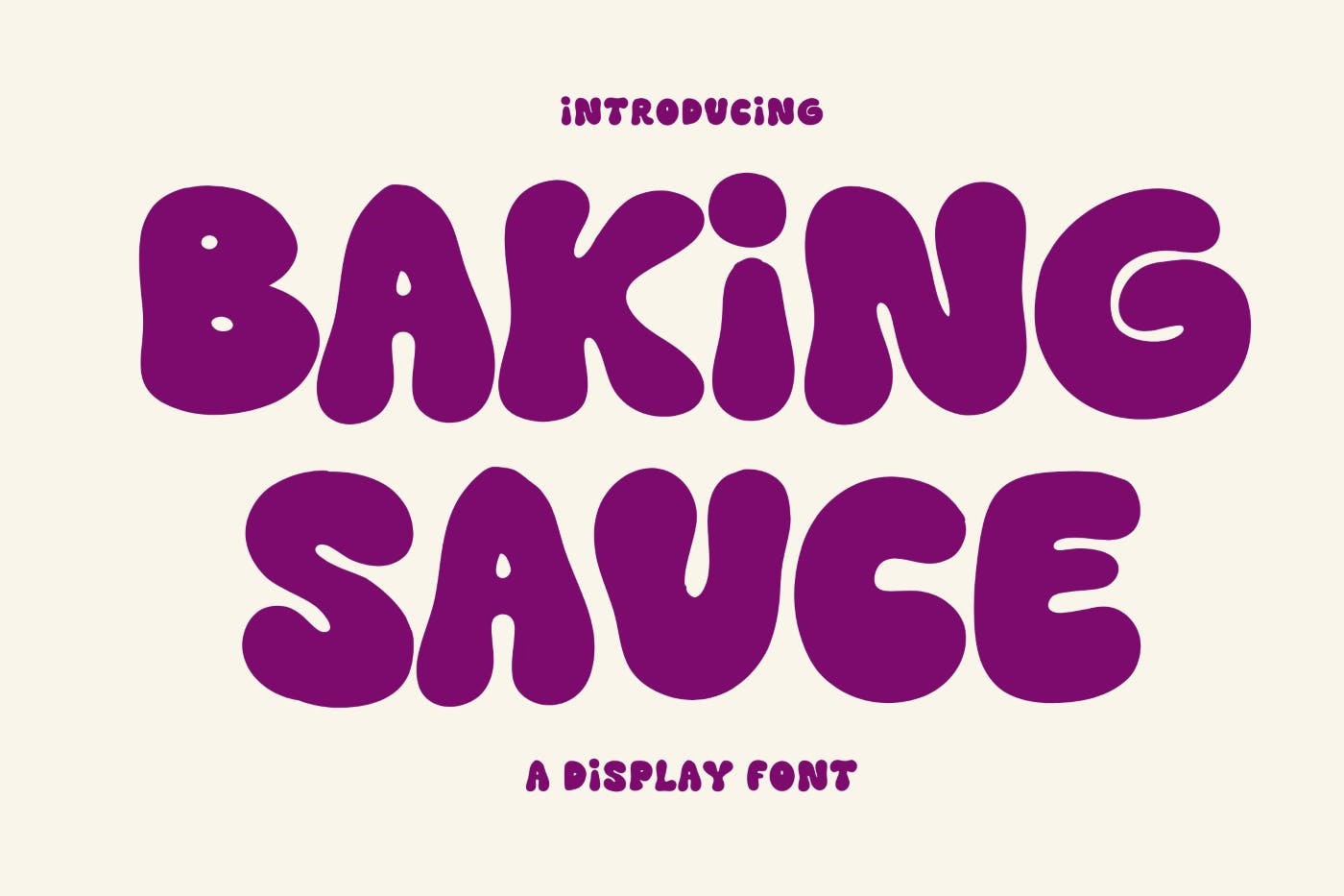 폰트 Baking Sauce