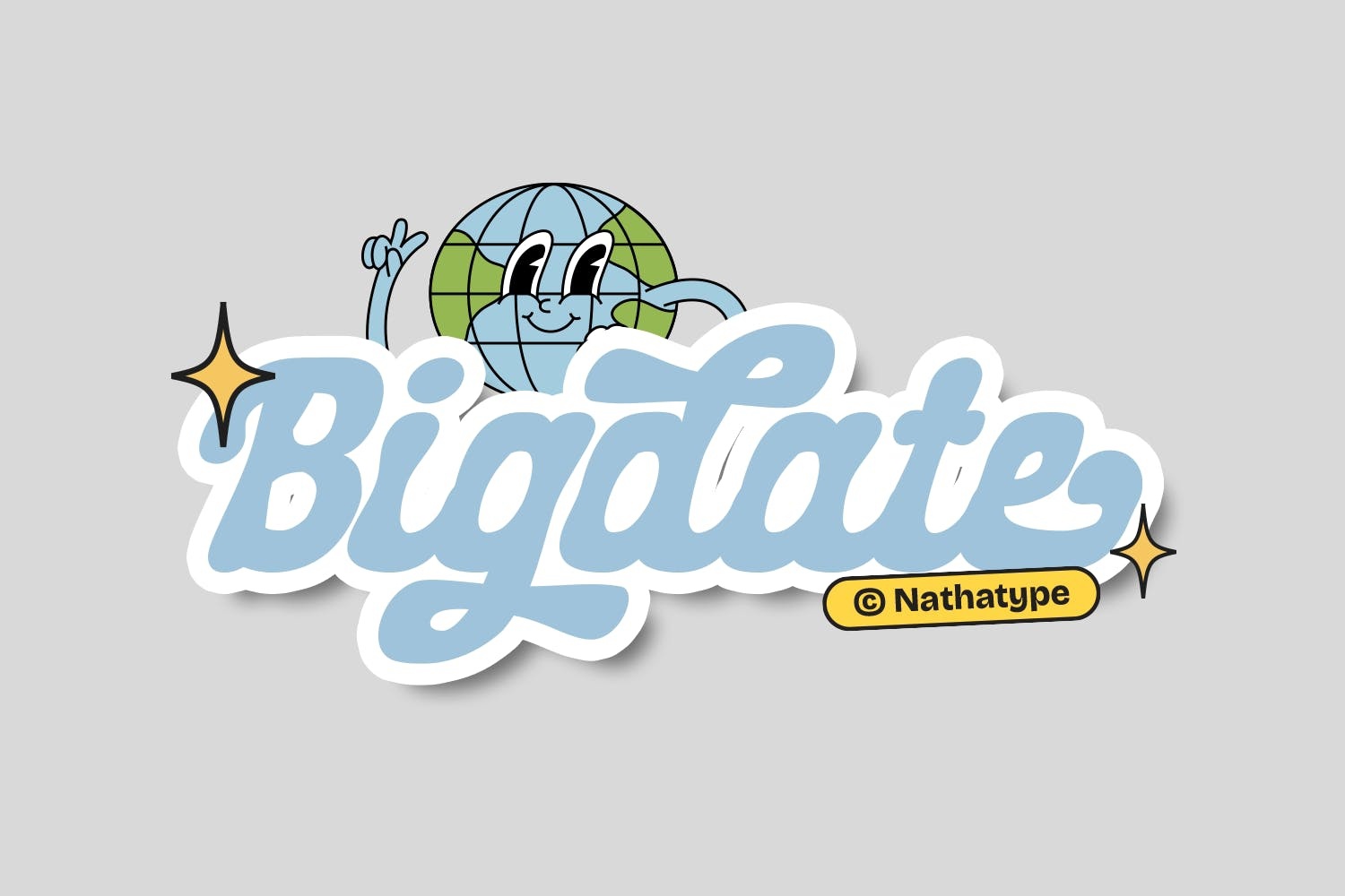 폰트 Bigdate