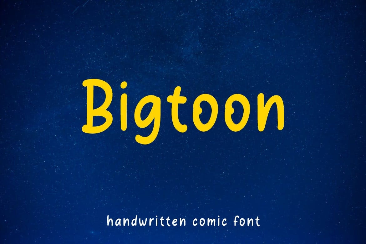 폰트 Bigtoon