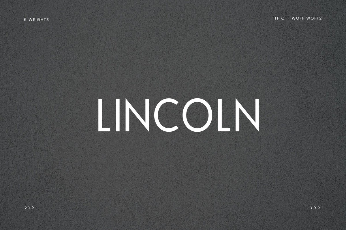 폰트 Lincoln Display