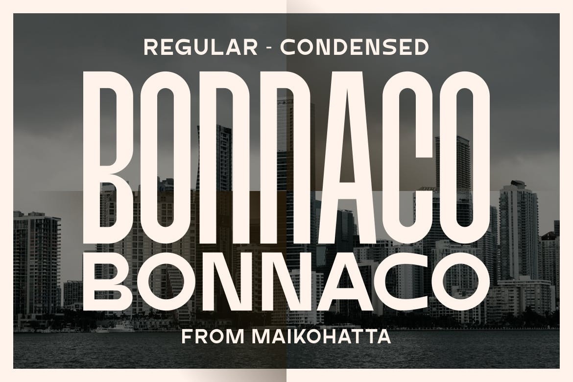 폰트 Bonnaco