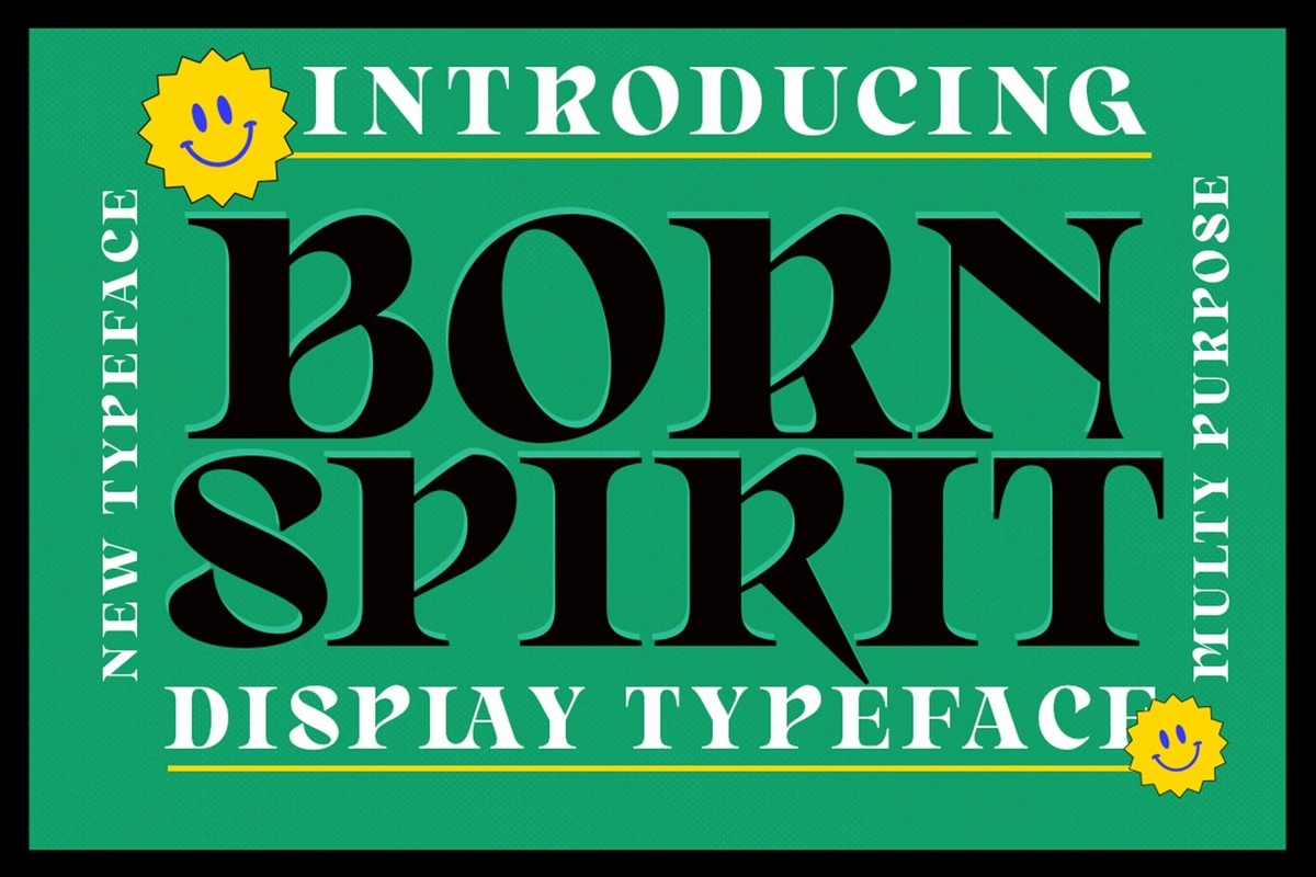 폰트 Born Spirit