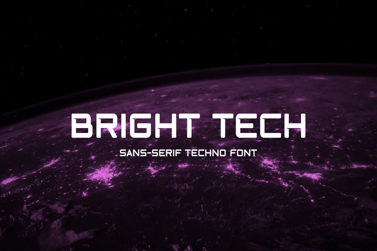 폰트 Bright Tech
