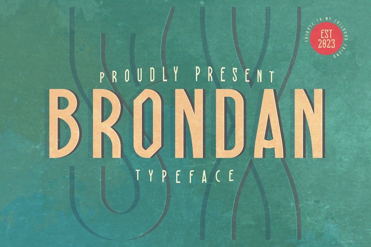 폰트 Brondan SX