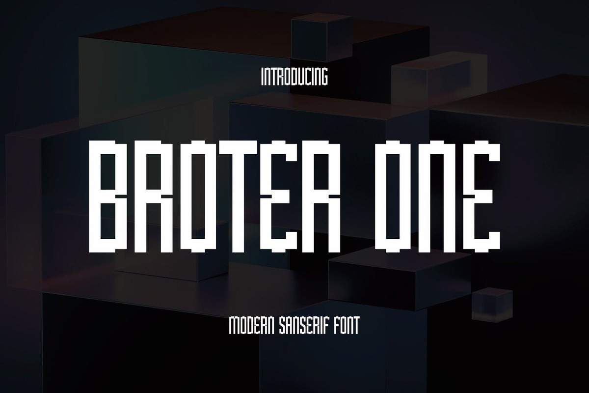 폰트 Broter One