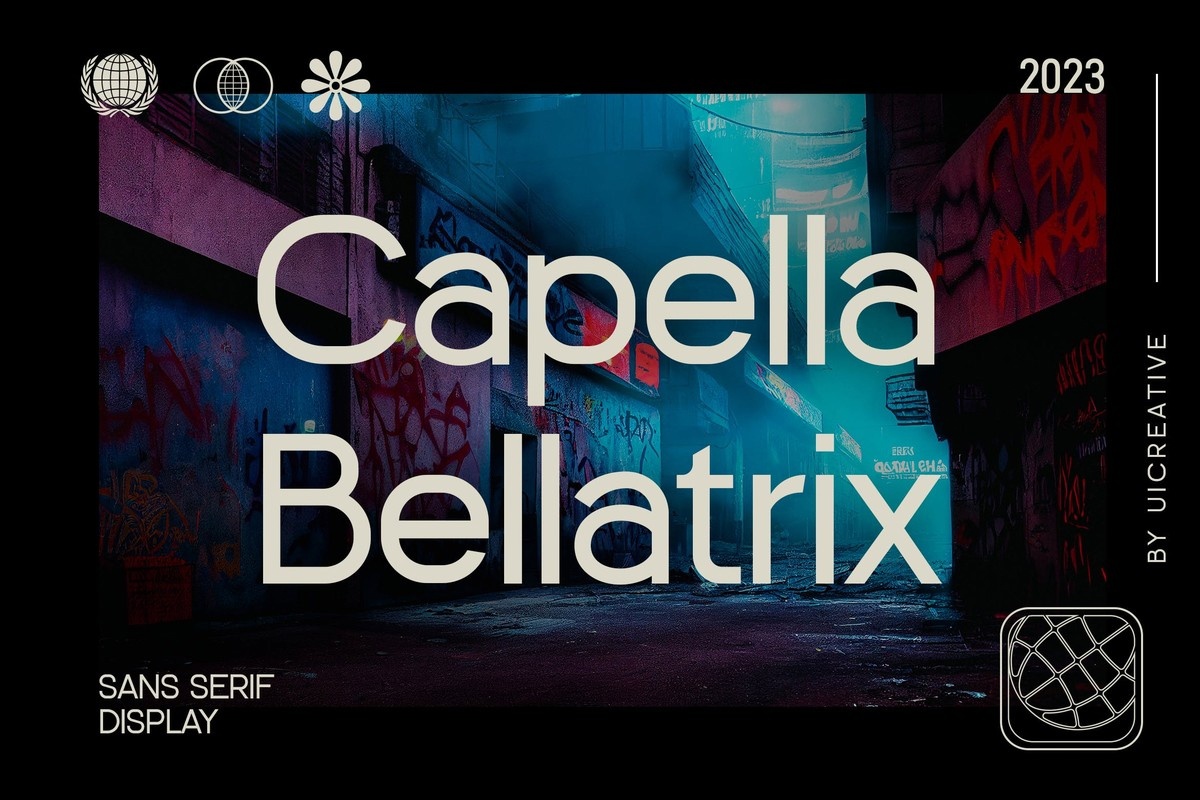 폰트 Capella Bellatrix