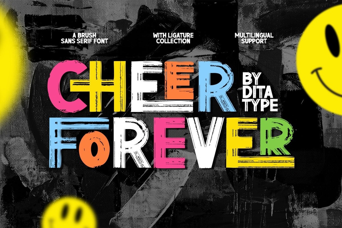 폰트 Cheer Forever