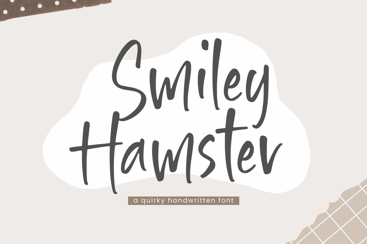 폰트 Smiley Hamster