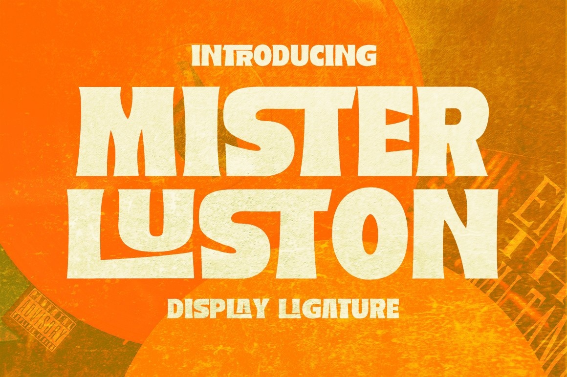 폰트 Mister Luston